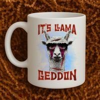 It's Llamageddon Halloween Llama Zombie Funny Spooky Costumes Graphic Plus Size Coffee Mug thumb 2