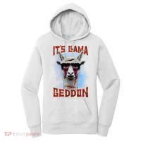 It's Llamageddon Halloween Llama Zombie Funny Spooky Costumes Graphic Plus Size Women's Hoodie thumb 0