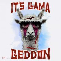 It's Llamageddon Halloween Llama Zombie Funny Spooky Costumes Graphic Plus Size Women's Hoodie thumb 2