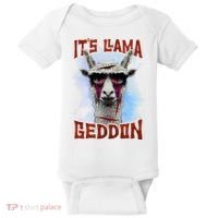 It's Llamageddon Halloween Llama Zombie Funny Spooky Costumes Graphic Plus Size Baby Bodysuit thumb 0