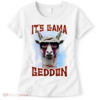 It's Llamageddon Halloween Llama Zombie Funny Spooky Costumes Graphic Plus Size Women's T-Shirt thumb 0