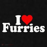 I Love Heart Furries Furry Fandom Cosplay Fursuit Ladies PosiCharge Tri-Blend Wicking Tank thumb 2