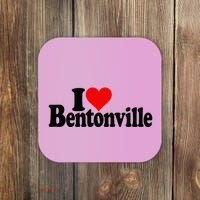 I Love Heart Bentonville Arkansas Coaster thumb 0
