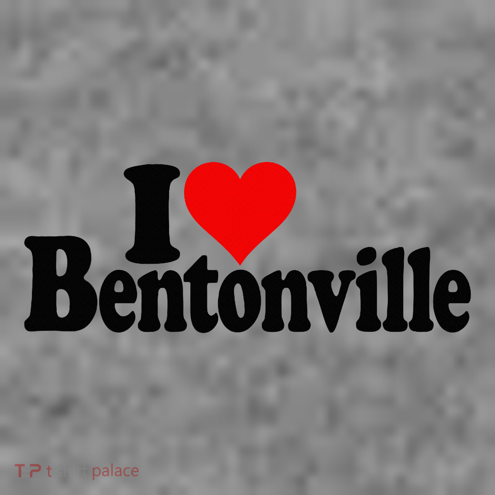 I Love Heart Bentonville Arkansas Toddler Hoodie