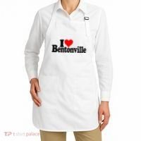 I Love Heart Bentonville Arkansas Apron thumb 2