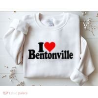 I Love Heart Bentonville Arkansas Sweatshirt thumb 2