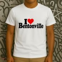 I Love Heart Bentonville Arkansas T-Shirt thumb 3