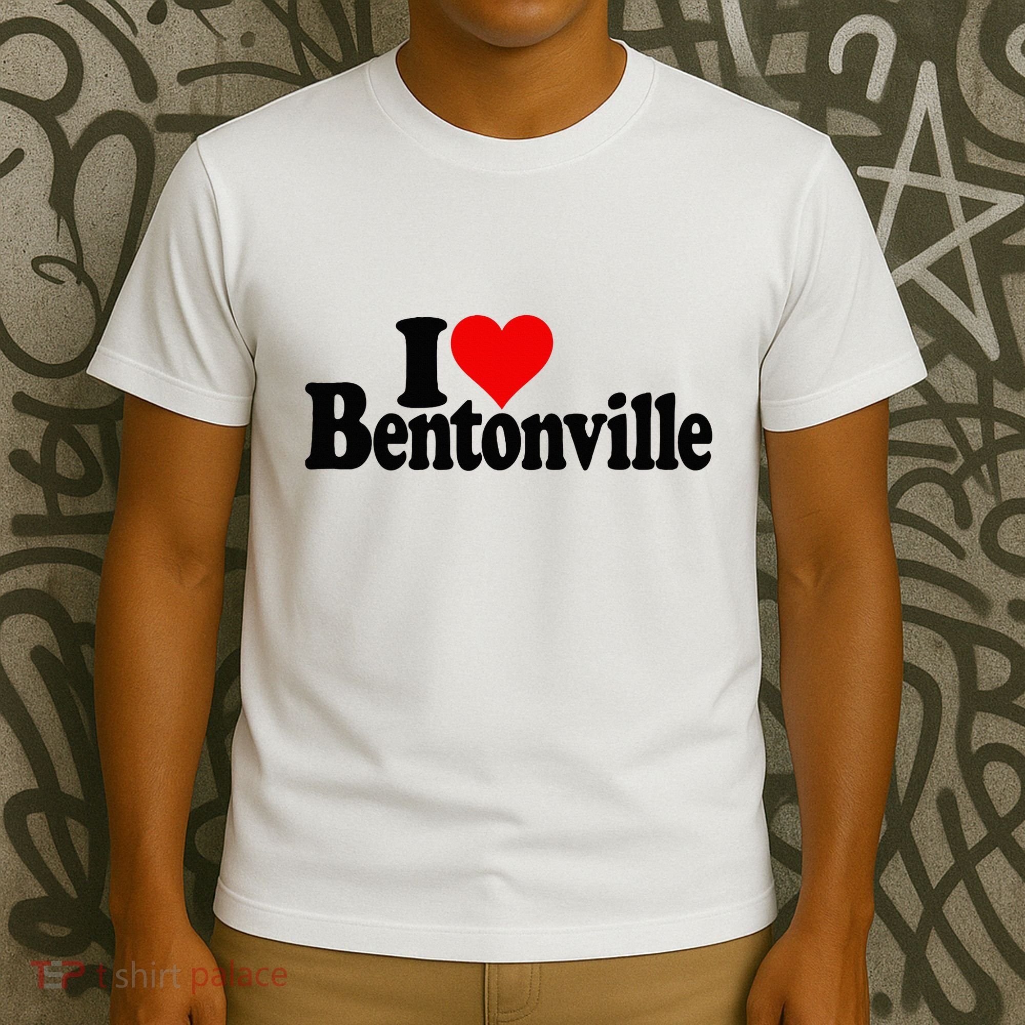 I Love Heart Bentonville Arkansas T-Shirt