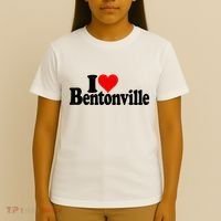 I Love Heart Bentonville Arkansas T-Shirt thumb 4