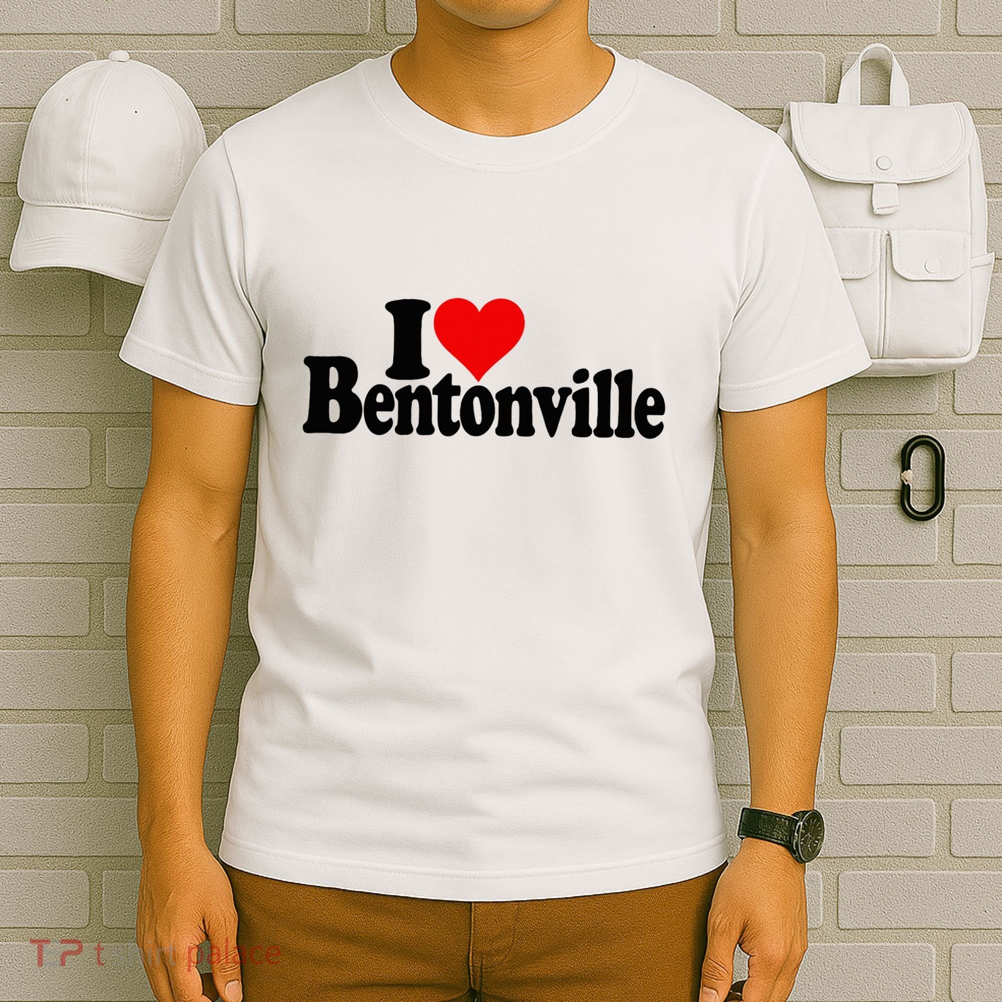 I Love Heart Bentonville Arkansas T-Shirt