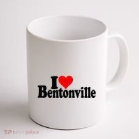 I Love Heart Bentonville Arkansas Coffee Mug thumb 1