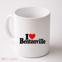 I Love Heart Bentonville Arkansas Coffee Mug thumb 0