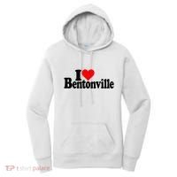 I Love Heart Bentonville Arkansas Women's Hoodie thumb 0