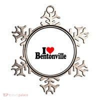 I Love Heart Bentonville Arkansas Ornament thumb 0