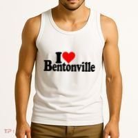 I Love Heart Bentonville Arkansas Tank Top thumb 3