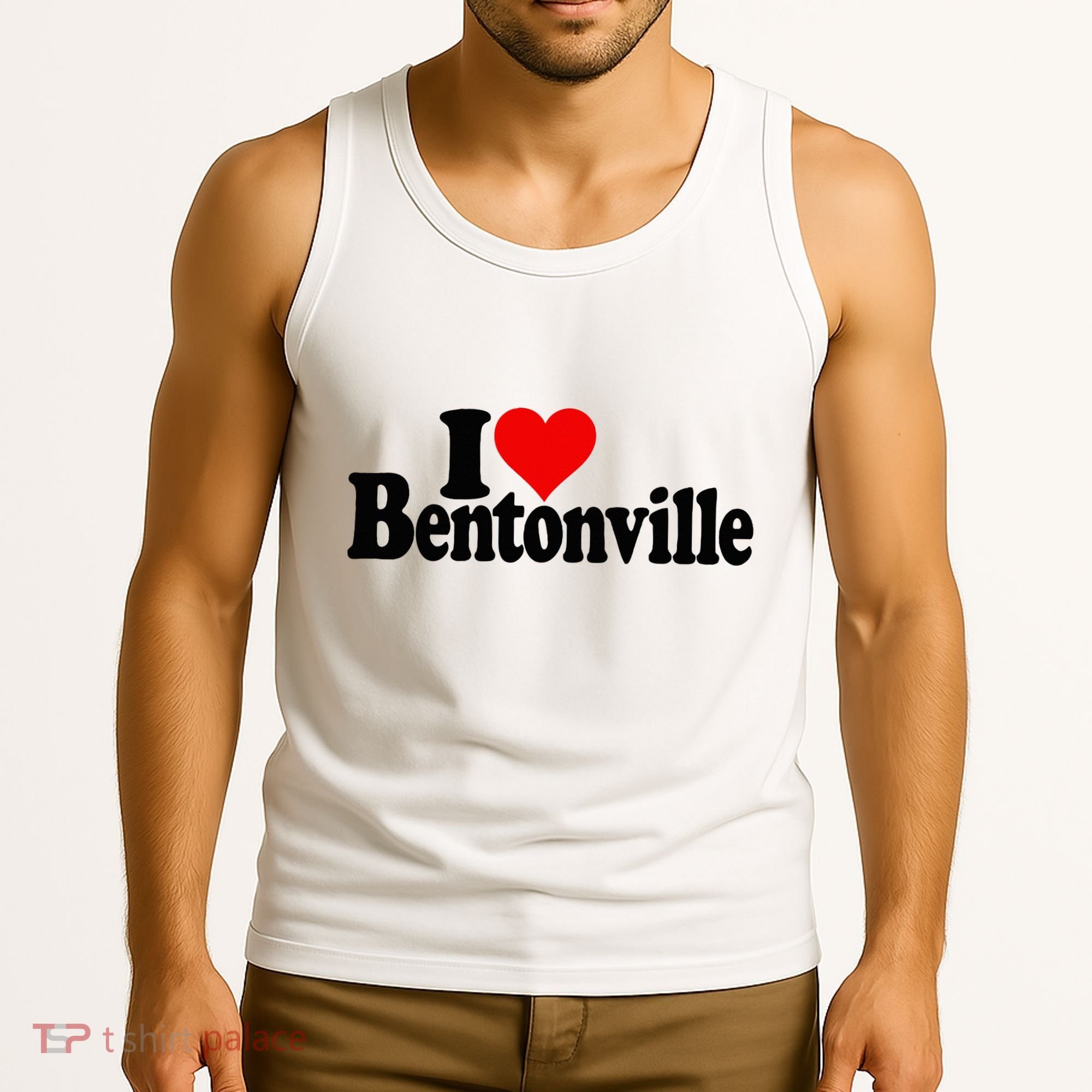 I Love Heart Bentonville Arkansas Tank Top