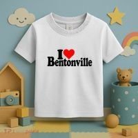 I Love Heart Bentonville Arkansas Toddler T-Shirt thumb 3