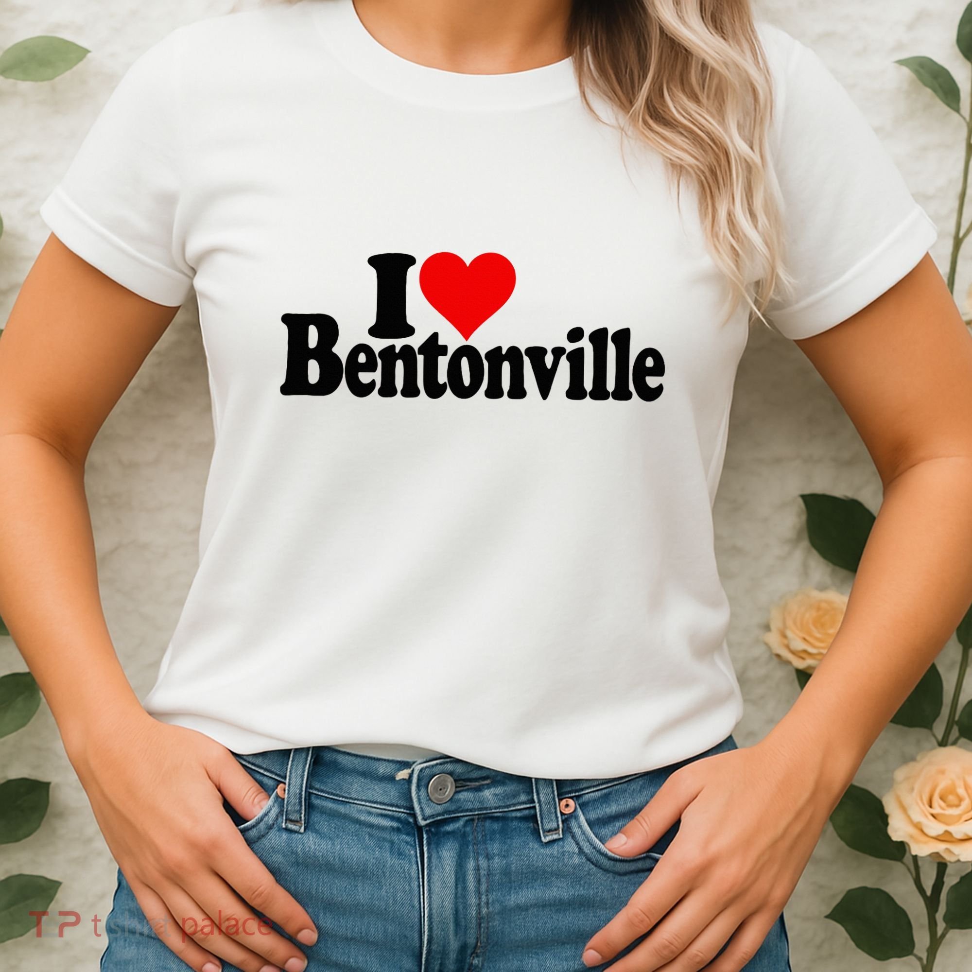 I Love Heart Bentonville Arkansas Women's T-Shirt
