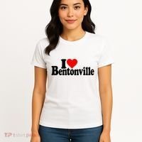 I Love Heart Bentonville Arkansas Women's T-Shirt thumb 4
