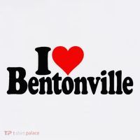 I Love Heart Bentonville Arkansas Kids Sweatshirt thumb 2