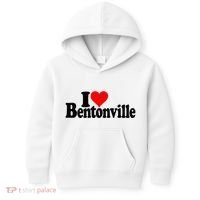 I Love Heart Bentonville Arkansas Kids Hoodie thumb 0