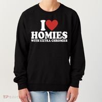 I Love Homies With Extra Chromies Down Syndrome Women's Sweatshirt thumb 0
