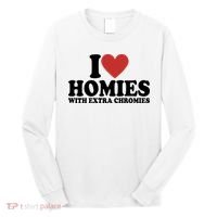 I Love Homies With Extra Chromies Down Syndrome Long Sleeve Shirt thumb 0
