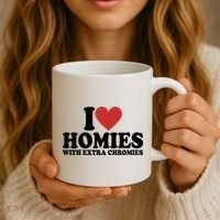 I Love Homies With Extra Chromies Down Syndrome Coffee Mug thumb 3