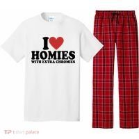 I Love Homies With Extra Chromies Down Syndrome Pajama Set thumb 0