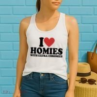 I Love Homies With Extra Chromies Down Syndrome Women's Tank Top thumb 2