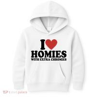 I Love Homies With Extra Chromies Down Syndrome Kids Hoodie thumb 0