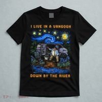 I Live In A Van Gogh Down By The River T-Shirt thumb 5