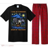 I Live In A Van Gogh Down By The River Pajama Set thumb 0