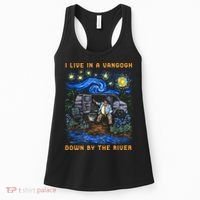 I Live In A Van Gogh Down By The River Women's Tank Top thumb 0