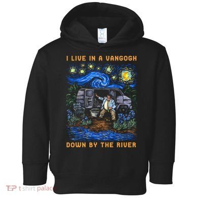 I Live In A Van Gogh Down By The River Toddler Hoodie