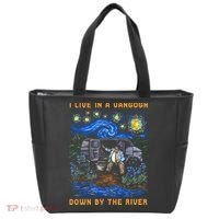I Live In A Van Gogh Down By The River Tote Bag thumb 0