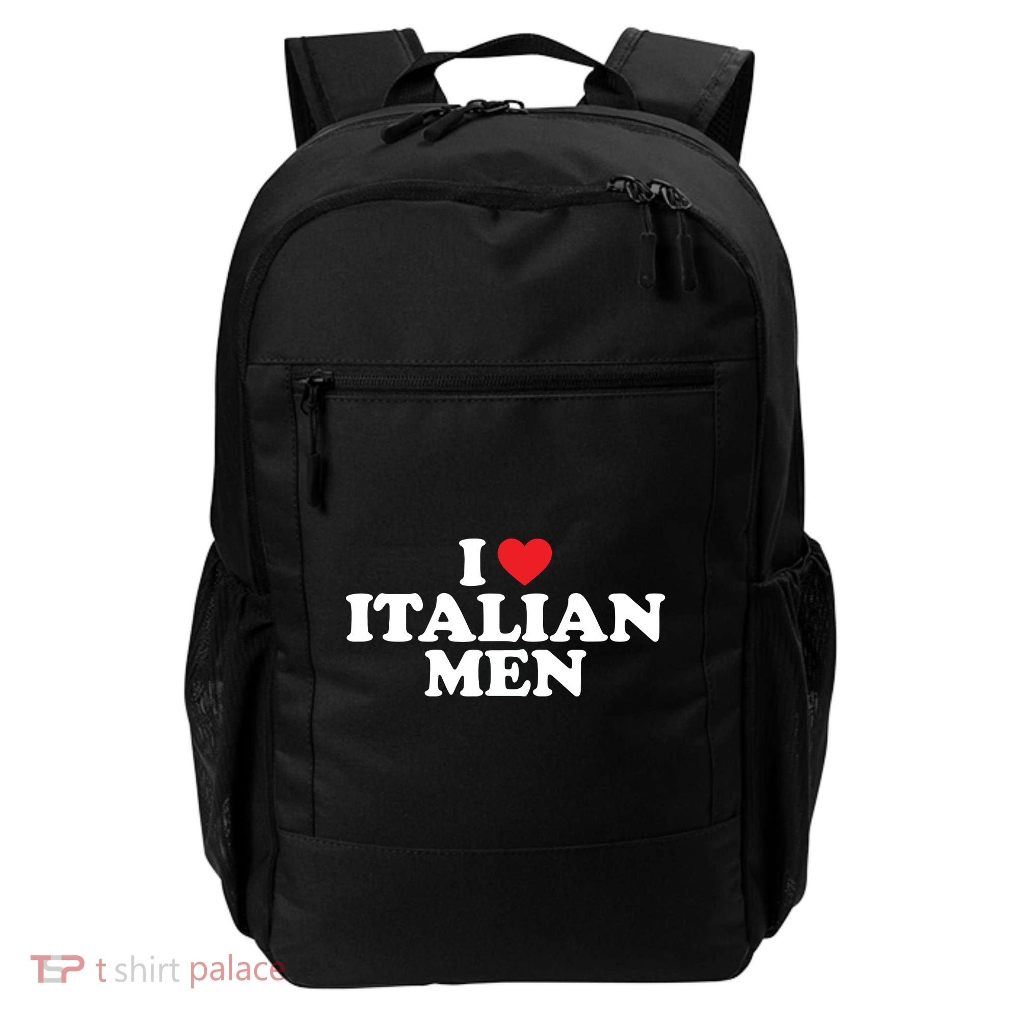 I Love Italian Men Backpack