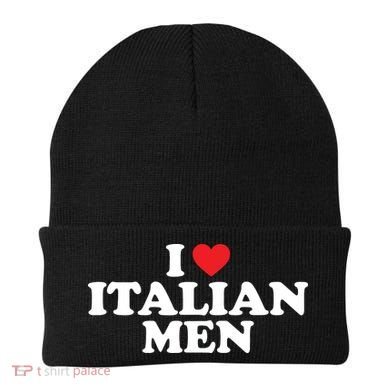 I Love Italian Men Beanie