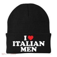 I Love Italian Men Beanie thumb 0