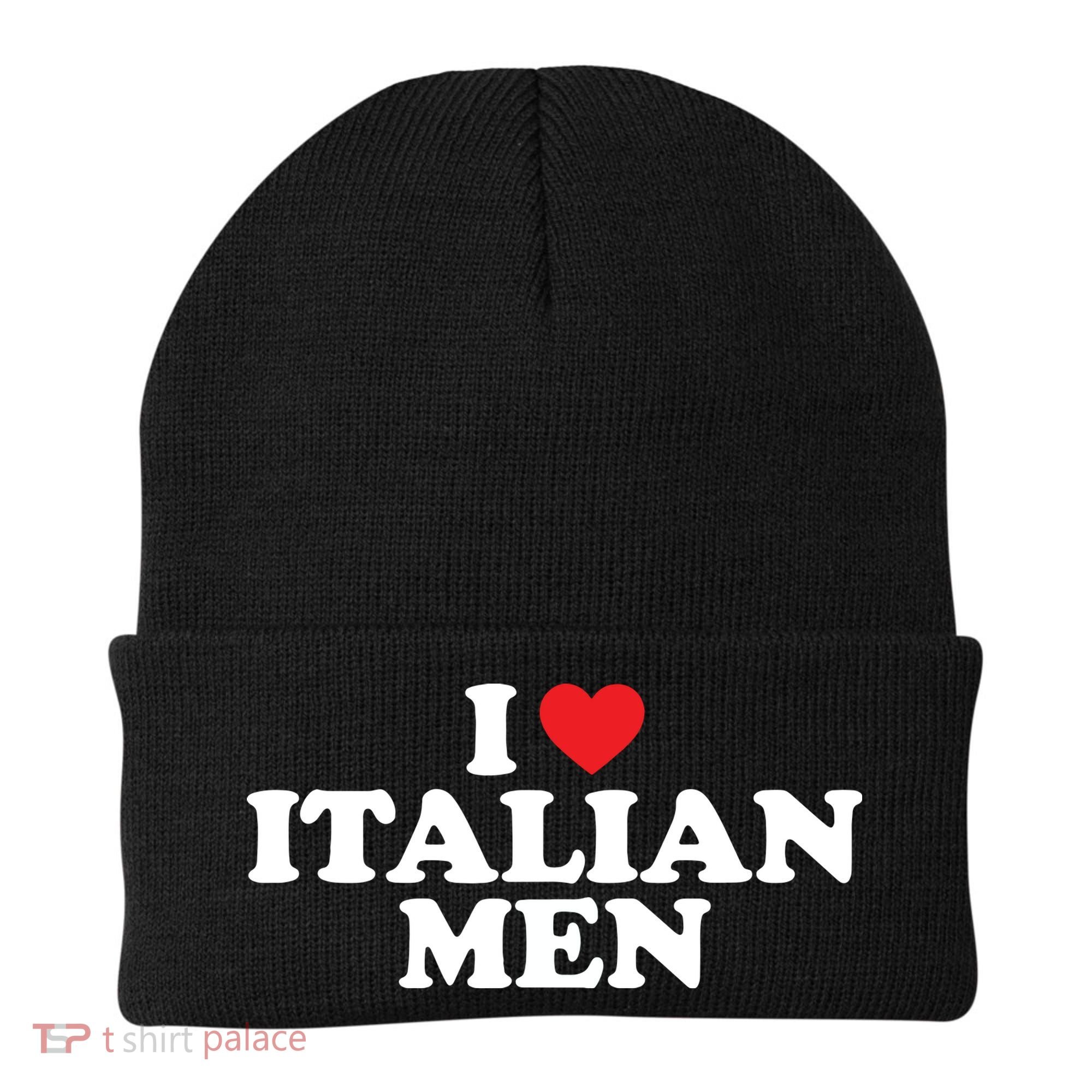 I Love Italian Men Beanie