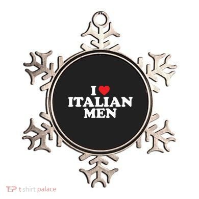 I Love Italian Men Ornament