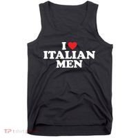 I Love Italian Men Tank Top thumb 0