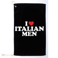 I Love Italian Men Golf Towel thumb 0