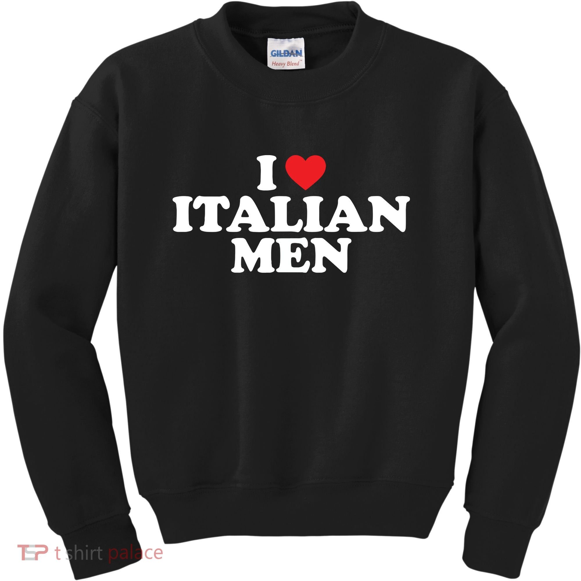 I Love Italian Men Kids Sweatshirt
