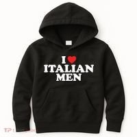 I Love Italian Men Kids Hoodie thumb 0