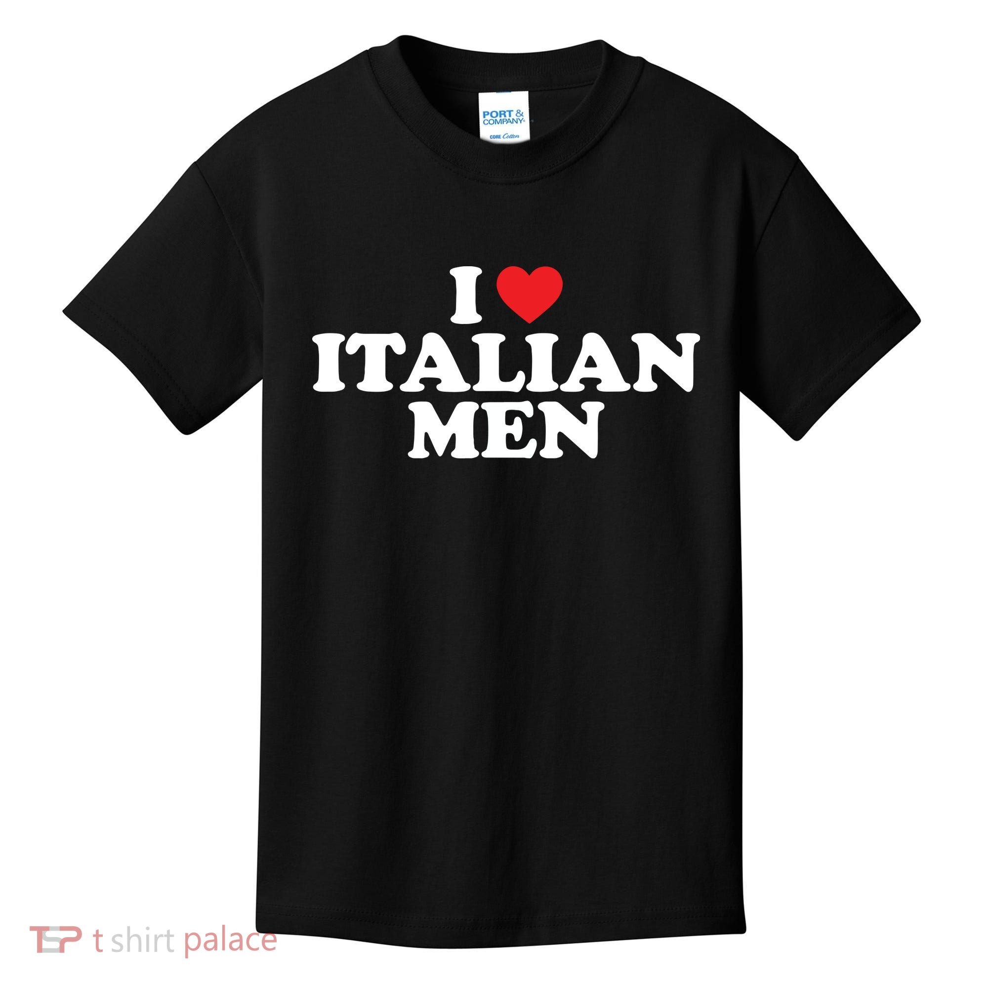 I Love Italian Men Kids T-Shirt