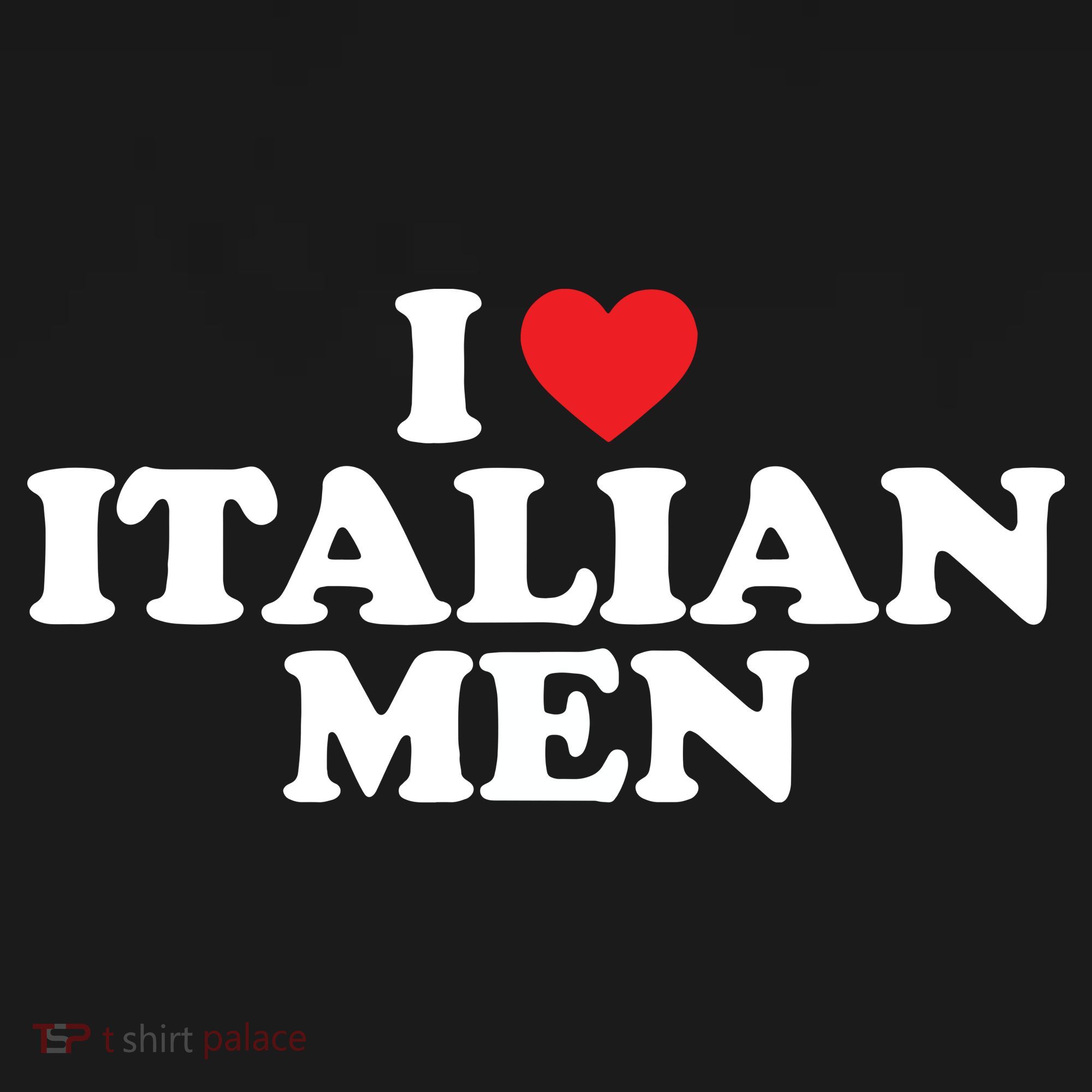 I Love Italian Men Kids T-Shirt