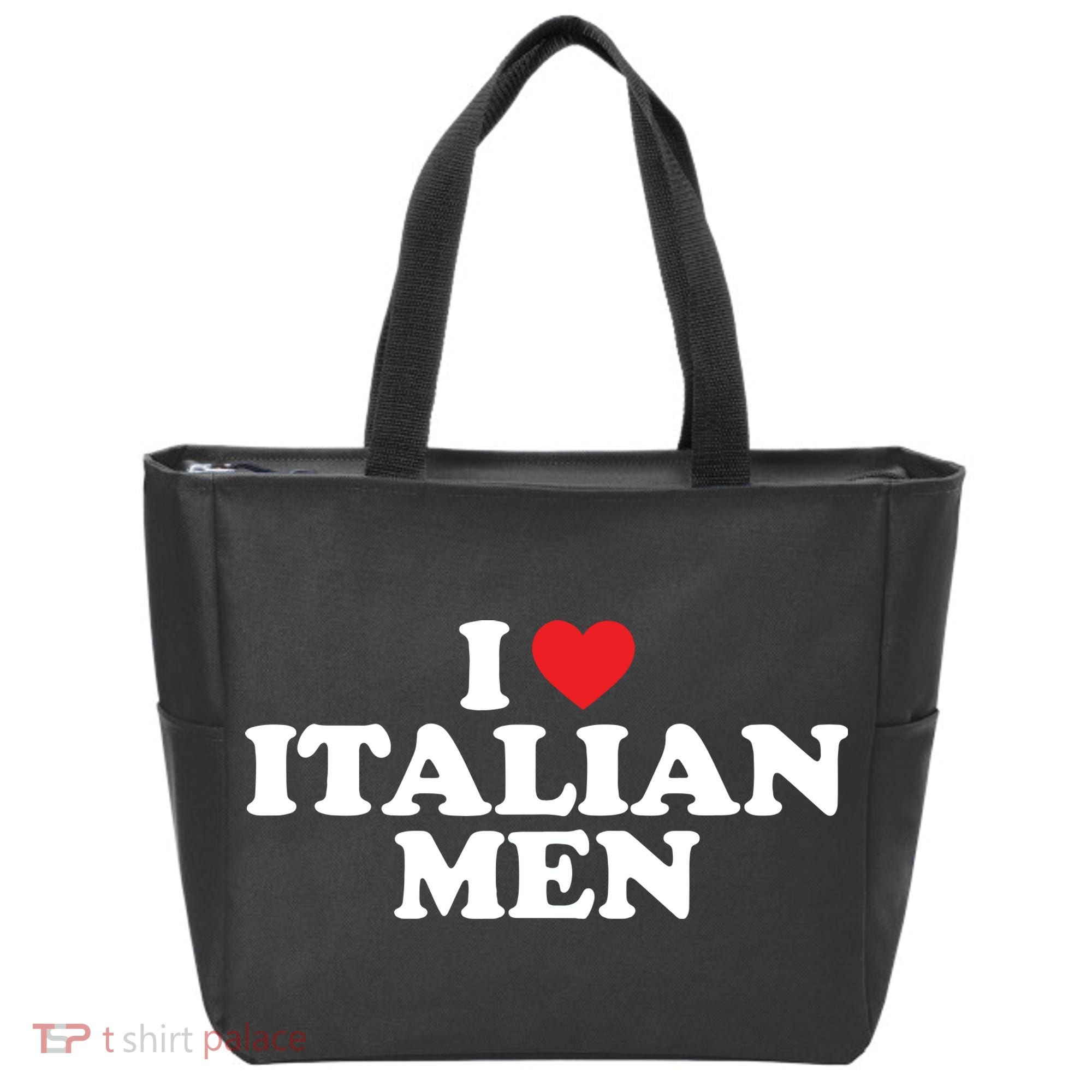 I Love Italian Men Tote Bag