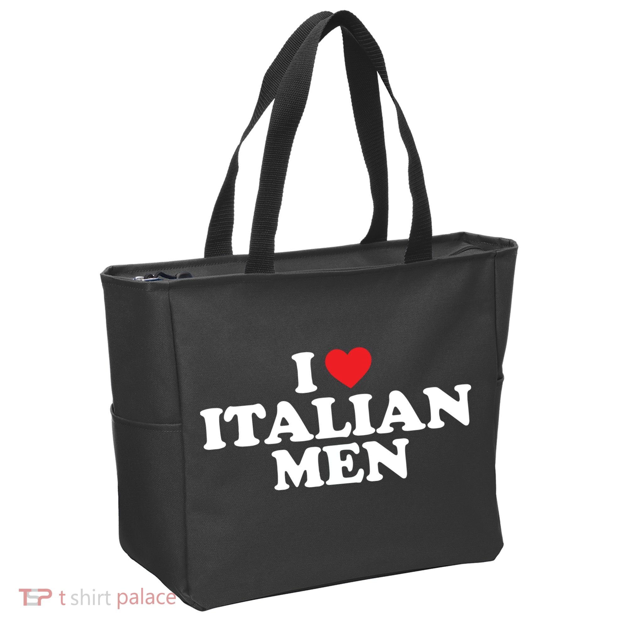 I Love Italian Men Tote Bag