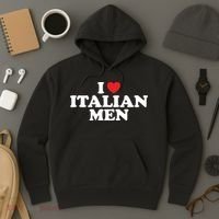 I Love Italian Men Hoodie thumb 3